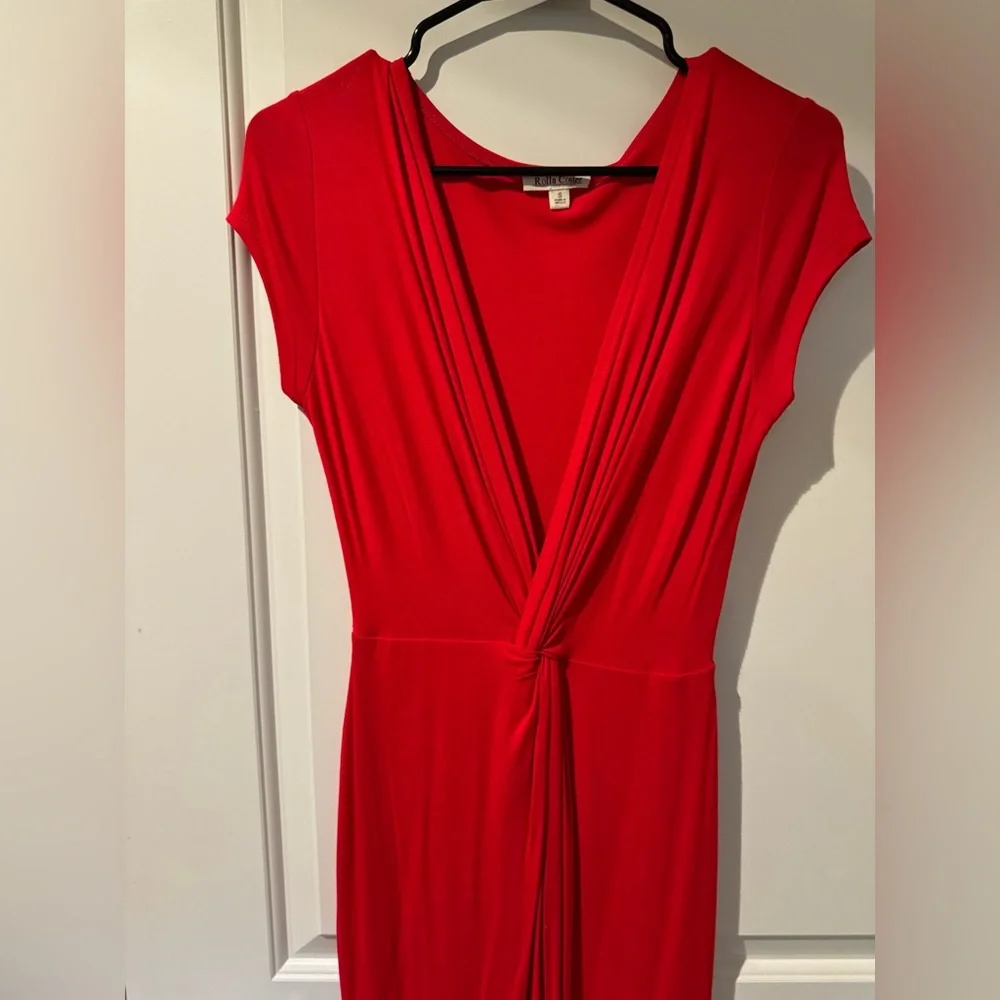 Vibrant Red Maxi Dress - Picture 3 of 5